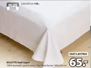 JYSK BOLETTE fladt lagen tilbud