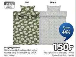 JYSK Sengetøj i flonel tilbud