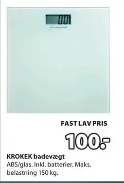 JYSK KROKEK badevægt tilbud