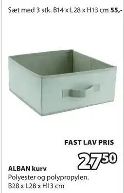 JYSK ALBAN kurv tilbud