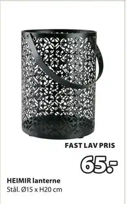 JYSK HEIMIR lanterne tilbud