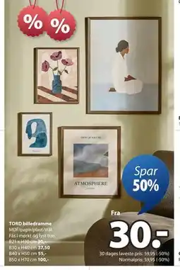 JYSK TORD billedramme tilbud