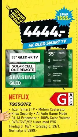 Bilka SAMSUNG TQ55Q7F2 tilbud