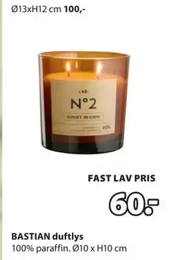 JYSK BASTIAN duftlys tilbud