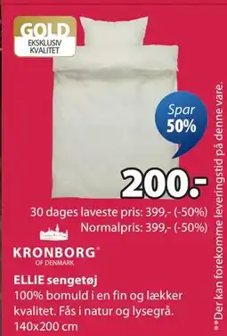 JYSK ELLIE sengetøj tilbud