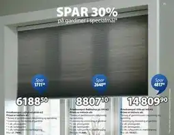 JYSK SPAR 30% på gardiner i specialmål tilbud