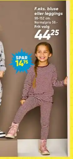 Bilka bluse eller leggings tilbud