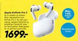 Bilka Apple AirPods Pro 3 tilbud