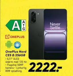 Bilka OnePlus Nord CE5 8/256GB tilbud