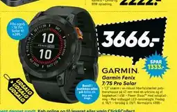 Bilka Garmin Fenix 7/7S Pro Solar tilbud