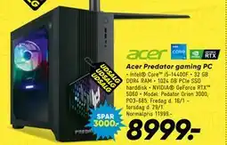 Bilka Acer Predator gaming PC tilbud