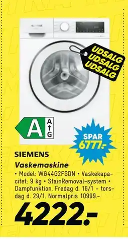 Bilka Vaskemaskine tilbud