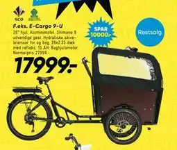 Bilka E-Cargo 9-U tilbud