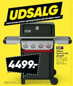 Bilka Weber Spirit E-425 gasgrill tilbud