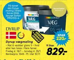 Bilka Dyrup vægmaling tilbud