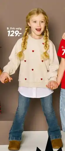 Bilka Jeans eller bluse tilbud