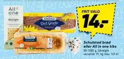 Bilka Schulstad brød eller All in one kiks tilbud