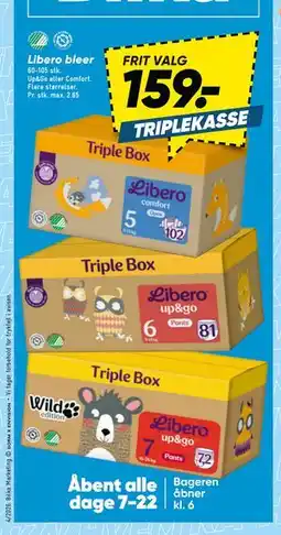 Bilka Libero bleer tilbud