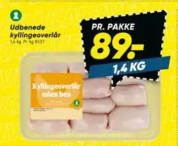 Bilka Udbenede kyllingeoverlår tilbud