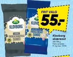 Bilka Klovborg skæreost tilbud