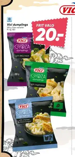 Bilka Vici dumplings tilbud
