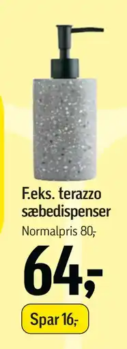 Føtex terazzo sæbedispenser tilbud