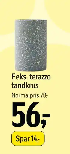 Føtex terazzo tandkrus tilbud