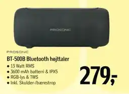 Føtex BT-500B Bluetooth højttaler tilbud