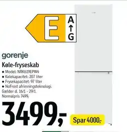 Føtex Køle-fryseskab tilbud