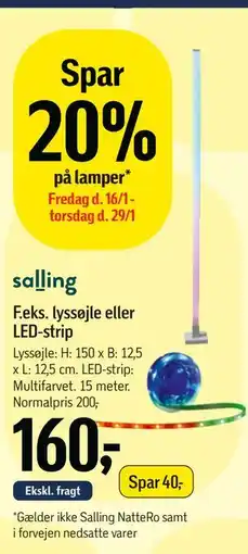 Føtex Spar 20% på lamper tilbud