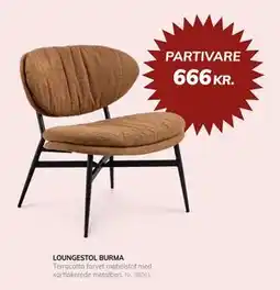 Daells Bolighus LOUNGESTOL BURMA tilbud