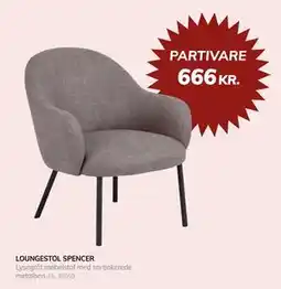 Daells Bolighus LOUNGESTOL SPENCER tilbud