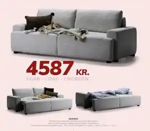 Daells Bolighus SOVESOFA tilbud