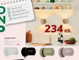 Daells Bolighus VÆGLAMPE BELIR tilbud