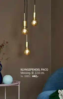 Daells Bolighus KLYNGEPENDEL PACO tilbud