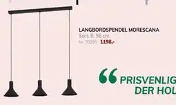 Daells Bolighus LANGBORDSPENDEL MORESCANA tilbud