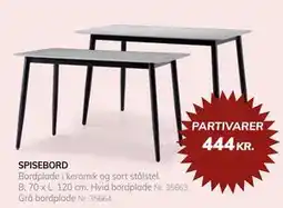 Daells Bolighus SPISEBORD tilbud