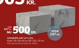 Daells Bolighus SOFABORD SÆT AF 2 STK tilbud