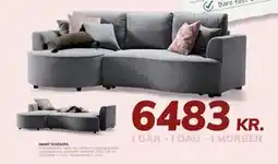 Daells Bolighus SOVESOFA med posefjedre tilbud