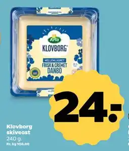 Netto Klovborg skiveost tilbud