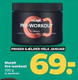 Netto Murph Pre-workout tilbud