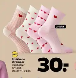 Netto Strikkede strømper tilbud