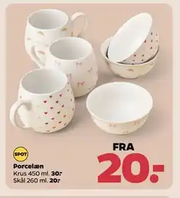 Netto Porcelæn tilbud