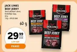 Scandinavian Park JACK LINKS BEEF JERKY tilbud
