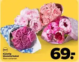 Netto Kunstig blomsterbuket tilbud