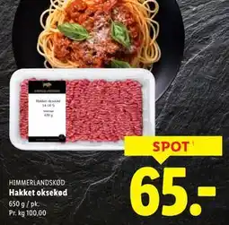 Lidl Hakket oksekød tilbud