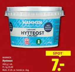 Lidl Hytteost tilbud