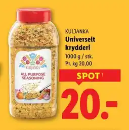 Lidl Universelt krydderi tilbud