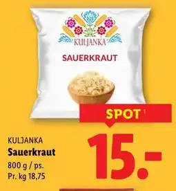 Lidl Sauerkraut tilbud