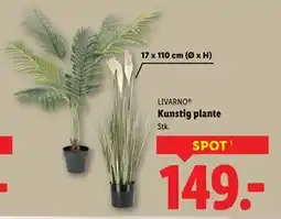 Lidl Kunstig plante tilbud